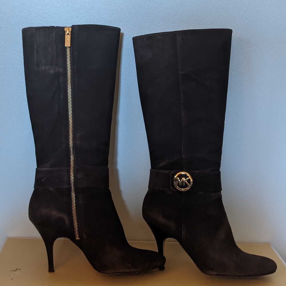 Michael Kors Brown Caroline Coffee Boots (8)